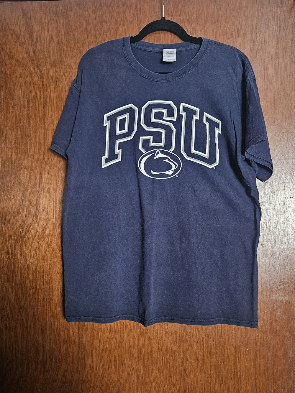 Gildan Navy Short Sleeve PSU Logo Tee